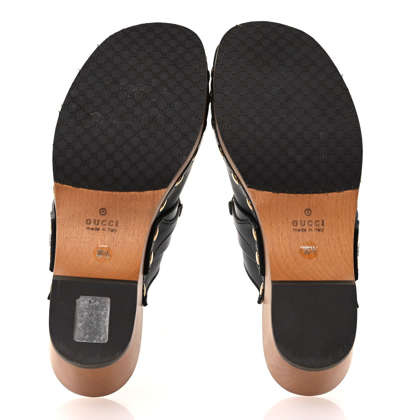 Horsebit Clog Mules 36.5 Black