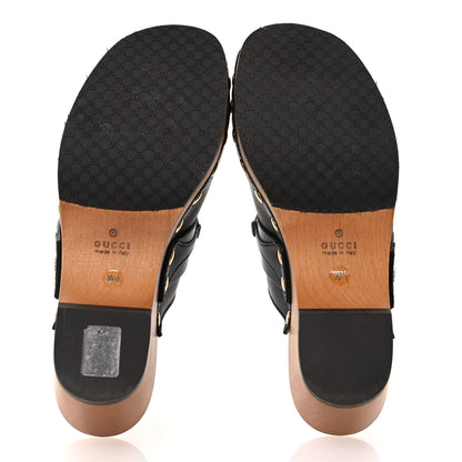 Gucci Horsebit Clog Mules 36.5 Black 7 of 13