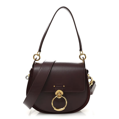 Chloe Calfskin Large Tess Bag Burnt Brown 1 of 9