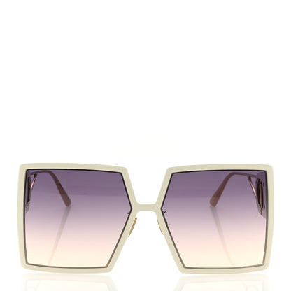 Christian Dior Square Mirrored 30 Montaigne Sunglasses White 2 of 8