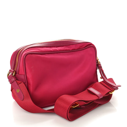 Prada Tessuto Nylon Soft Calf Camera Bag Ibisco 2 of 10
