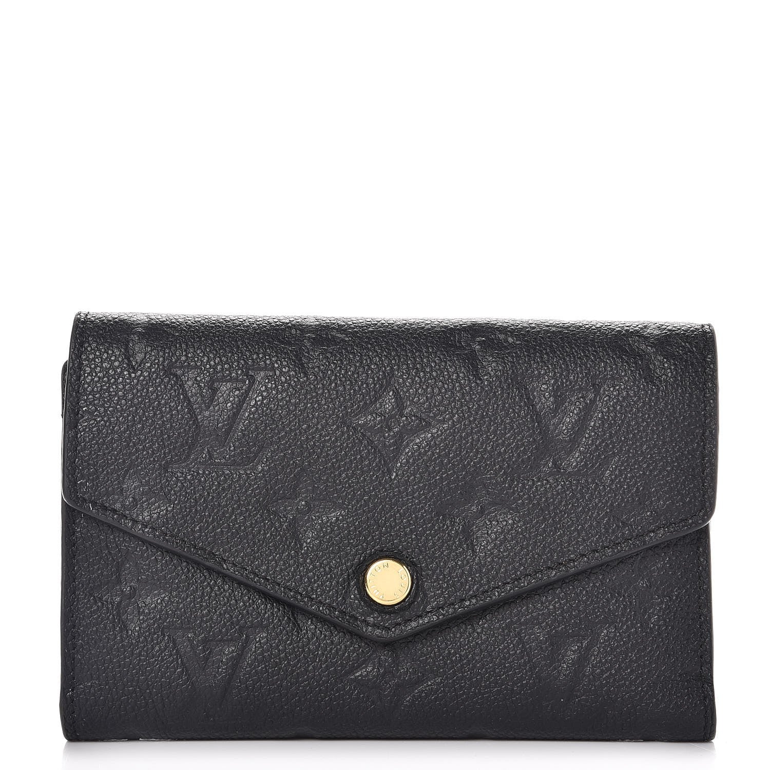 Louis Vuitton Empreinte Compact Curieuse Wallet Black 1 of 9