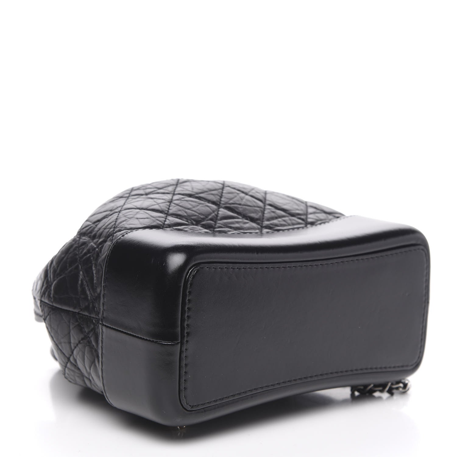 Chanel Aged Calfskin Quilted Small Gabrielle Backpack Black 3 of 10