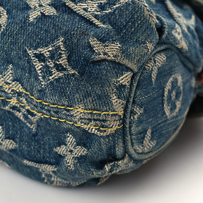 Louis Vuitton Monogram Denim Mini Pleaty Blue 9 of 9