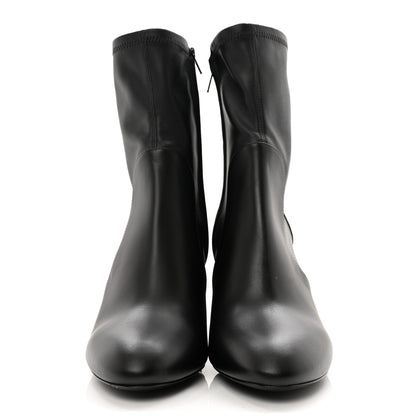 Louis Vuitton Calfskin Silhouette Ankle Boots 38.5 Black 2 of 14