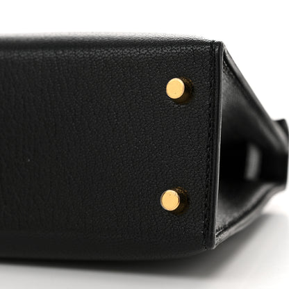 Hermes Chevre Chamkila Mini Kelly Sellier 20 Black 10 of 12