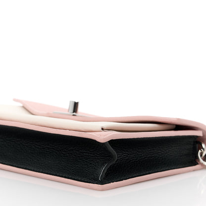 Louis Vuitton Calfskin My Lockme Chain Pochette Rose Ballet White 9 of 9