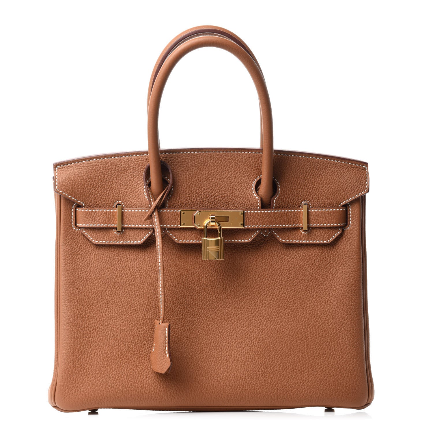 Hermes Togo Birkin 30 Gold 1 of 11