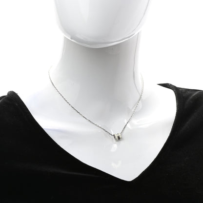 Hermes Lacquered Palladium Mini Pop H Pendant Necklace White 2 of 5