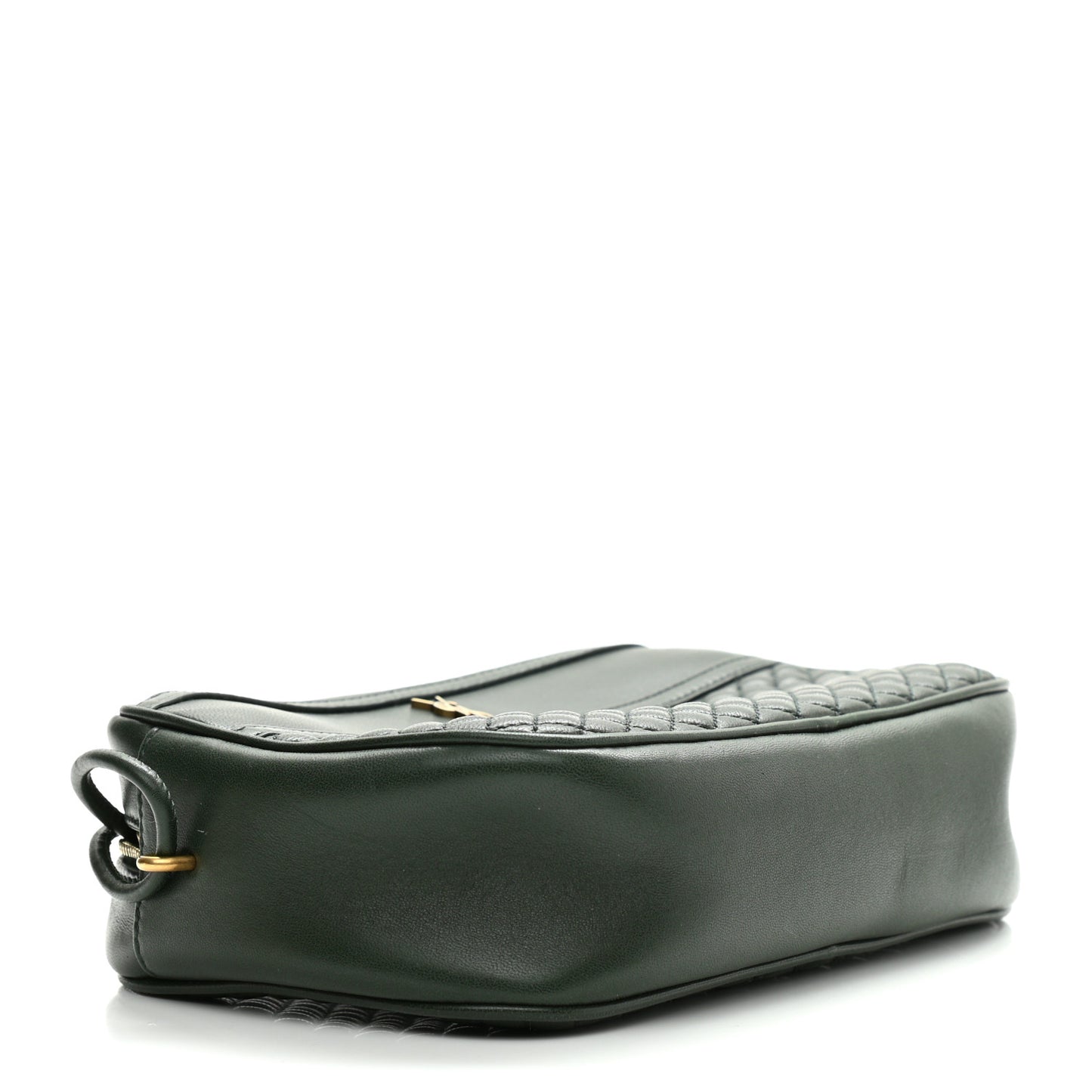 Lambskin Quilted Victoire Camera Bag New Vert Fonce
