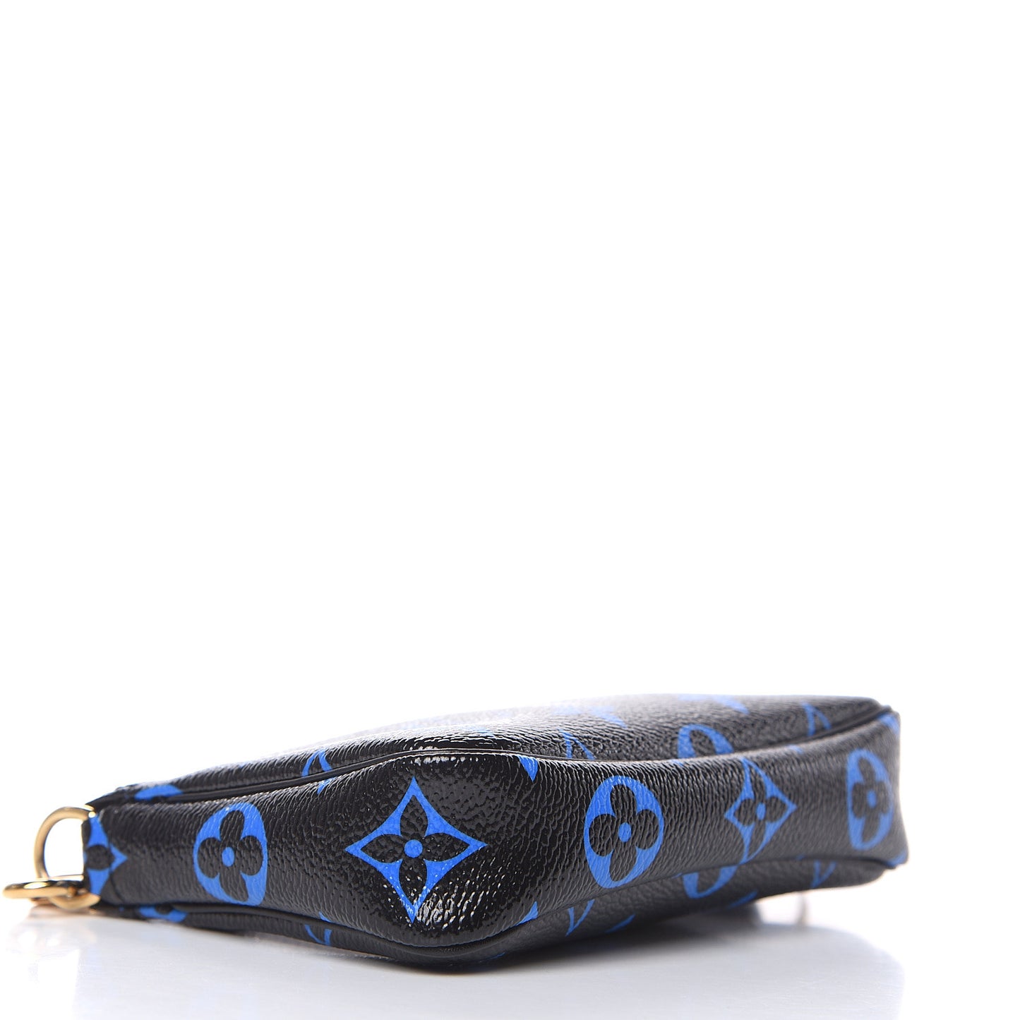 Colored Monogram Mini Pochette Accessories Blue Black