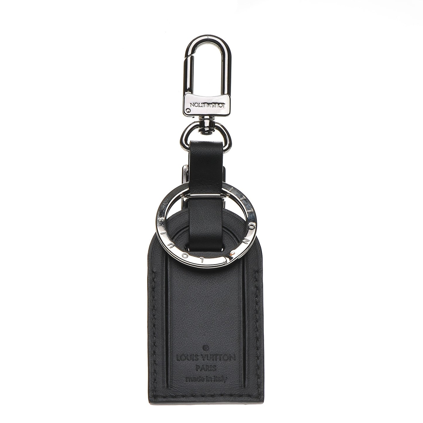 Damier Graphite My Travel Tag Bag Charm and Key Holder Burgundy