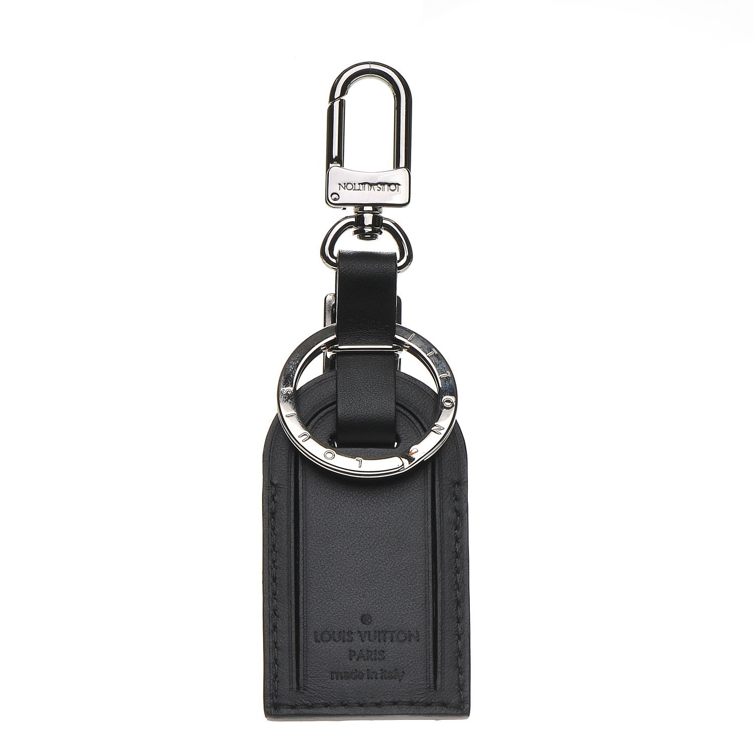 Louis Vuitton Damier Graphite My Travel Tag Bag Charm and Key Holder Burgundy 1 of 7