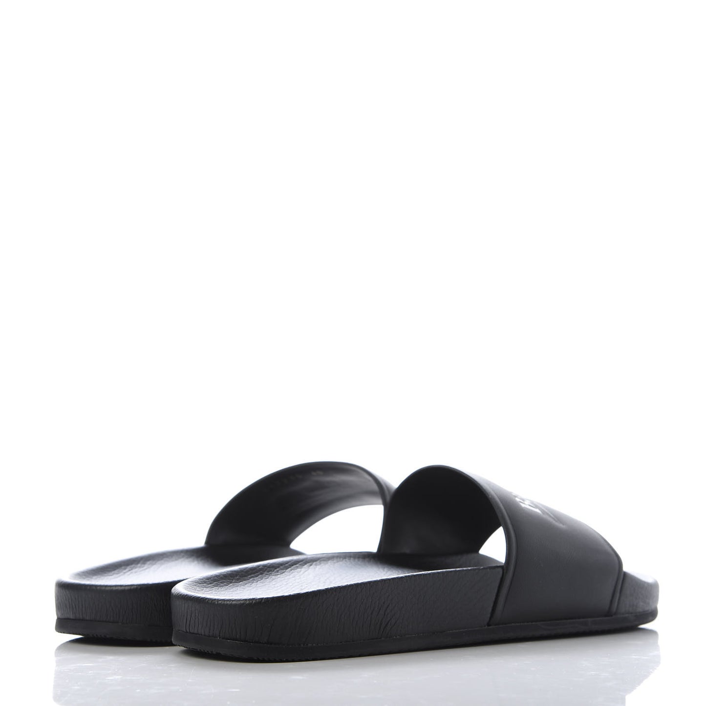 Nappa Political Campaign Logo Mens Pool Slide Sandals 40 Black White Vermillon
