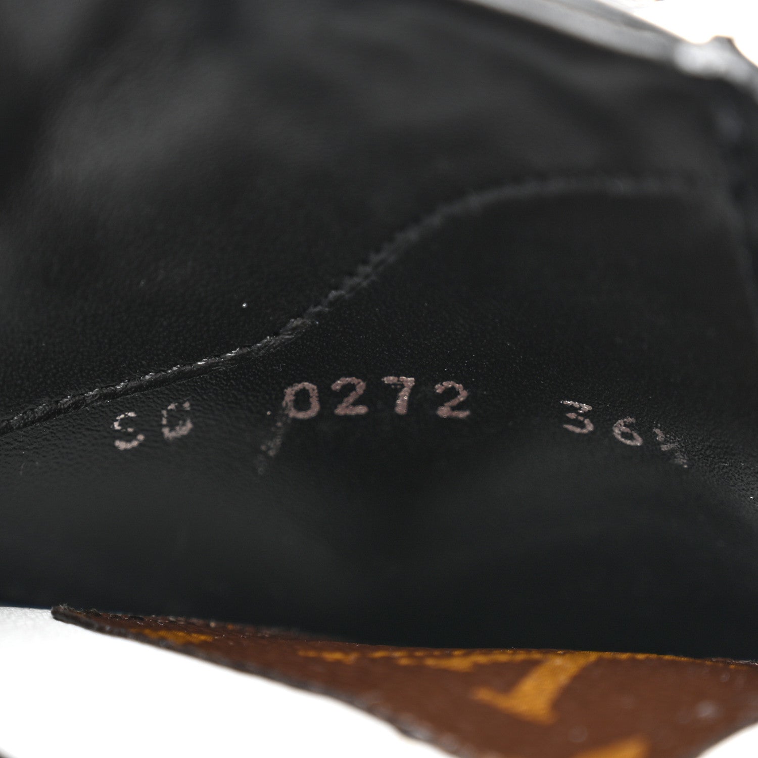 Louis Vuitton Suede Calfskin Monogram Platform Desert Boots 36.5 Dark Gray 6 of 8