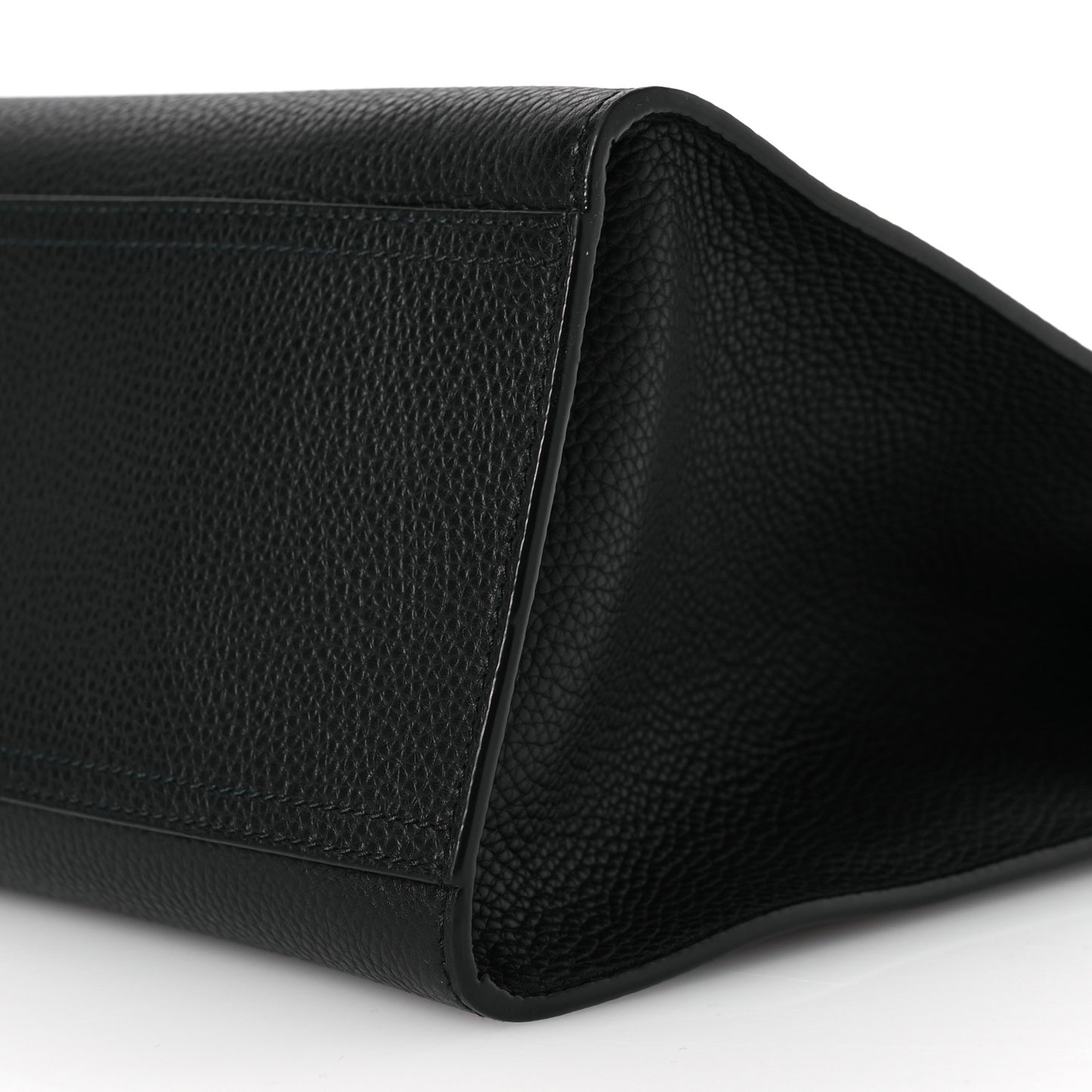 Calfskin Medium GG Marmont Top Handle Bag Black