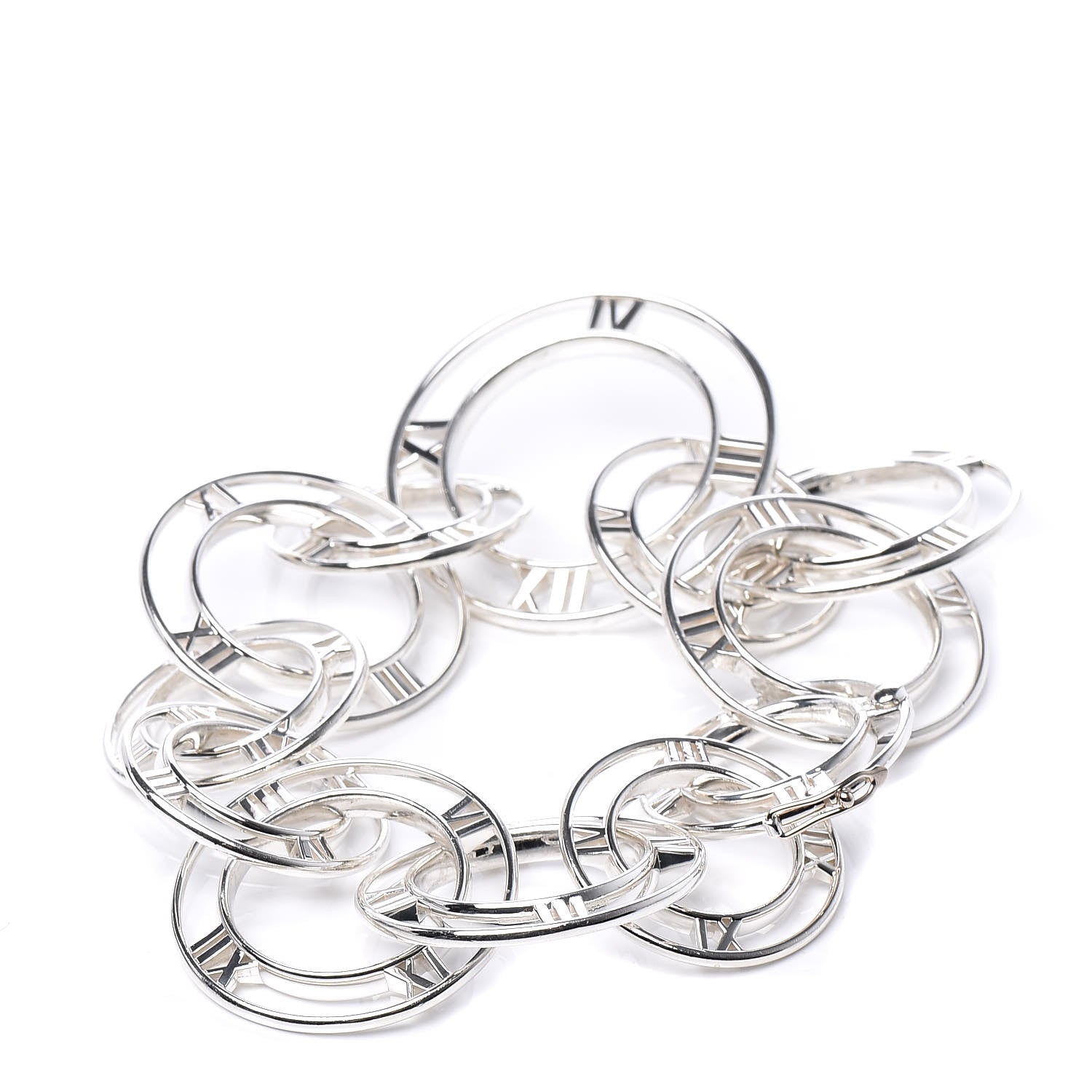 Tiffany Sterling Silver Atlas Link Bracelet 3 of 6