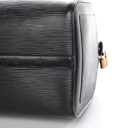 Louis Vuitton Epi Speedy 30 Black 6 of 13