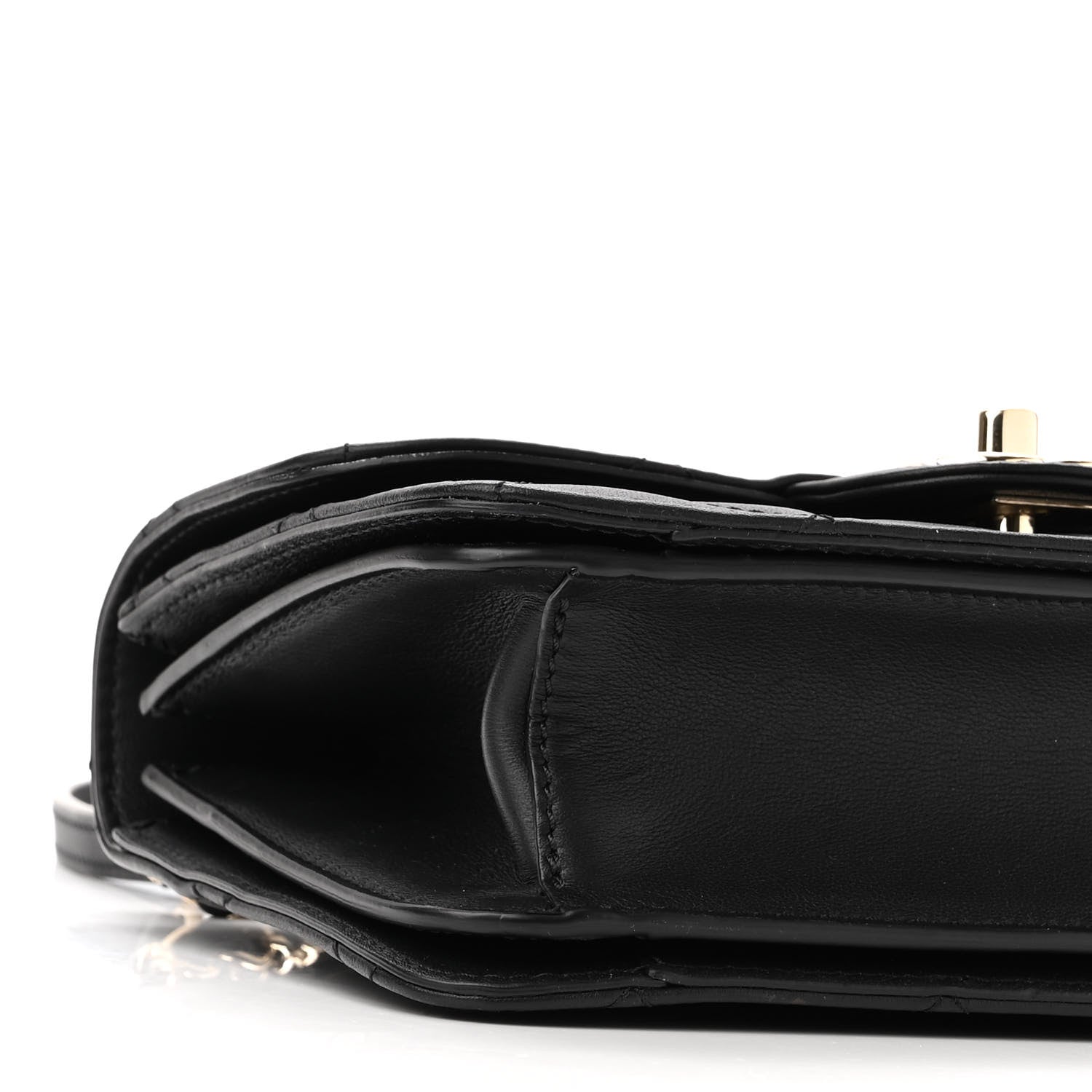 Chanel Calfskin Quilted Small Top Handle Flap Black 8 of 11