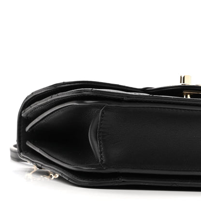 Chanel Calfskin Quilted Small Top Handle Flap Black 8 of 11