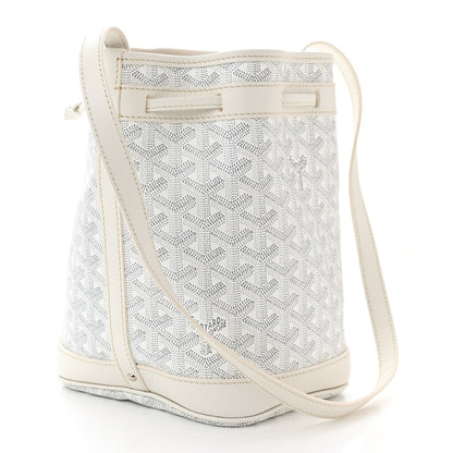 Goyard Goyardine Petit Flot Bucket Bag PM White 3 of 9