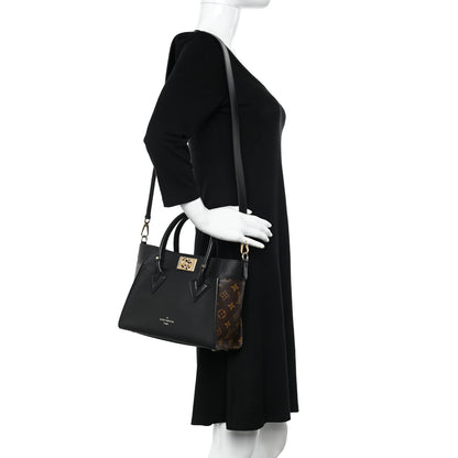 Louis Vuitton Calfskin Monogram On My Side PM Black 2 of 12