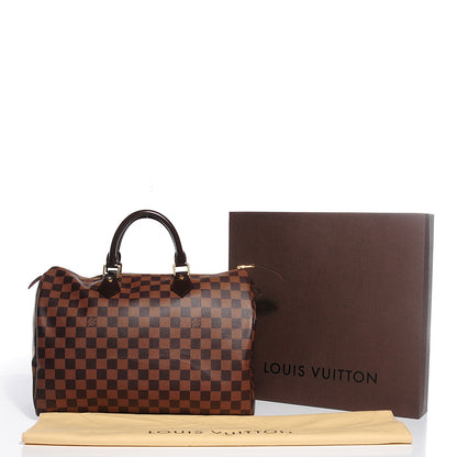 Louis Vuitton Damier Ebene Speedy 35 9 of 9