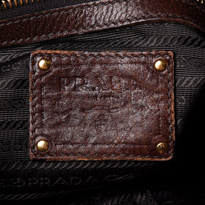 Prada Cervo Antik Tote Bruciato 6 of 10