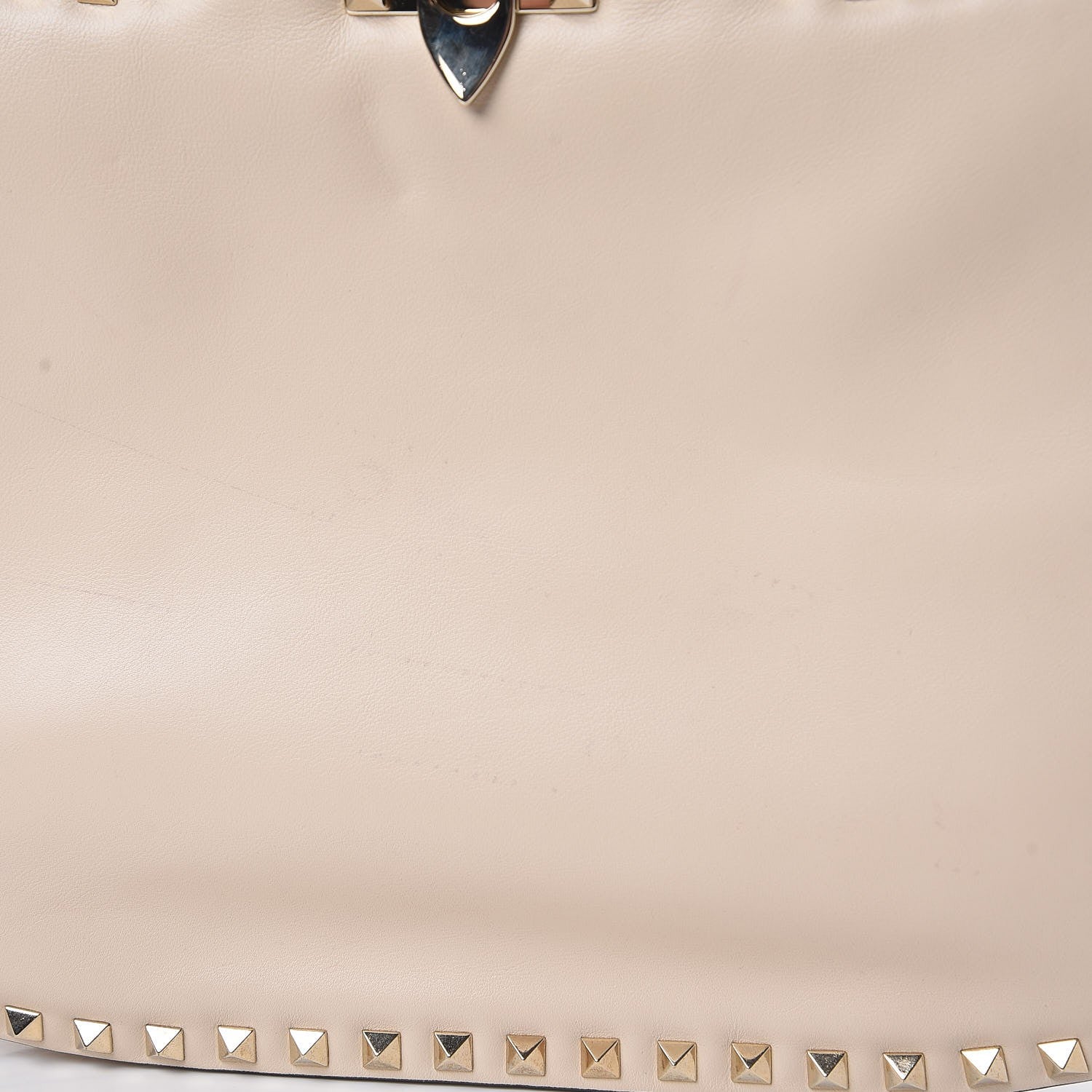 Valentino Garavani Vitello Rockstud Shoulder Satchel Ivory 8 of 12