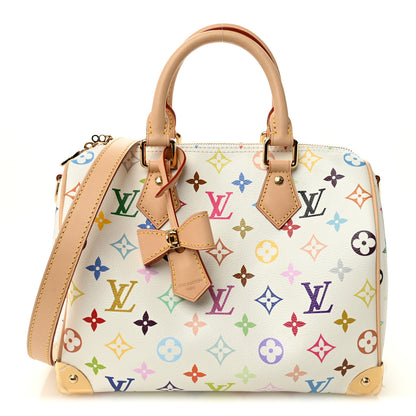 Louis Vuitton LV X TM Monogram Multicolor Speedy Bandouliere 25 White 1 of 9