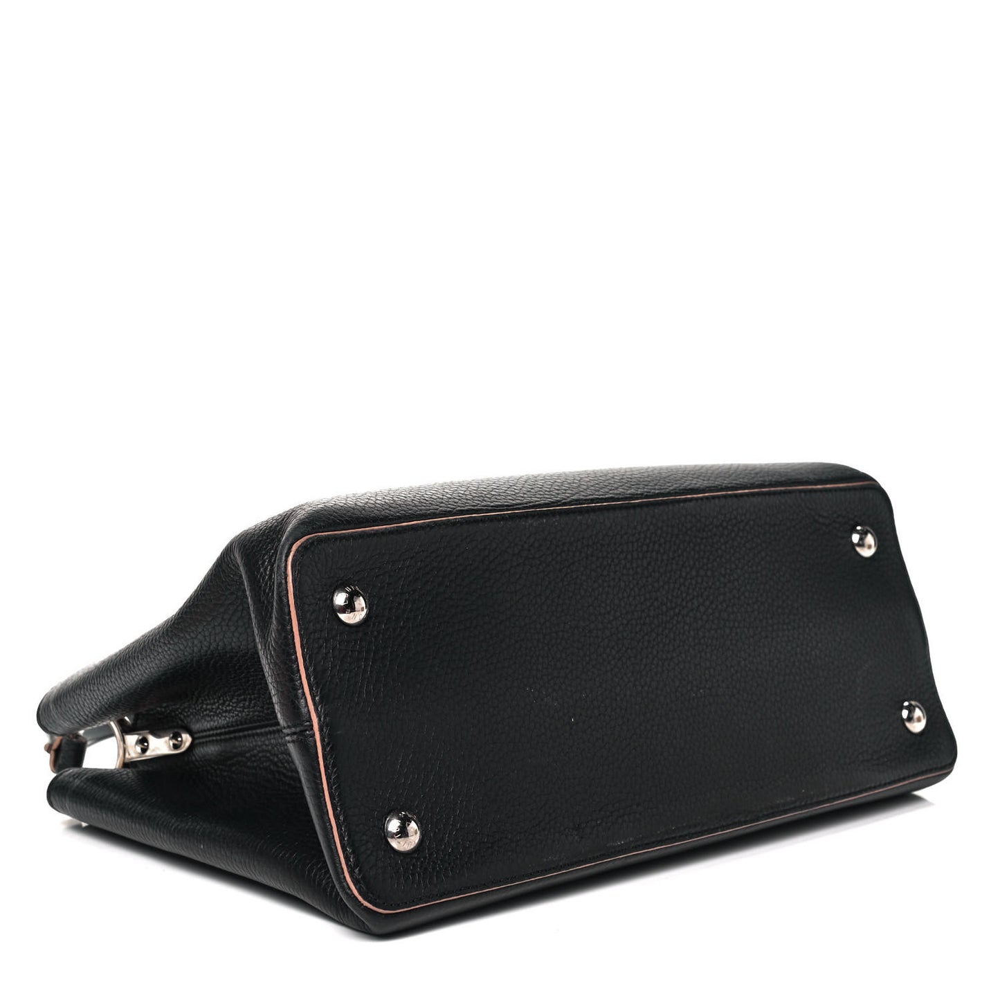Taurillon Capucines MM Black Petale