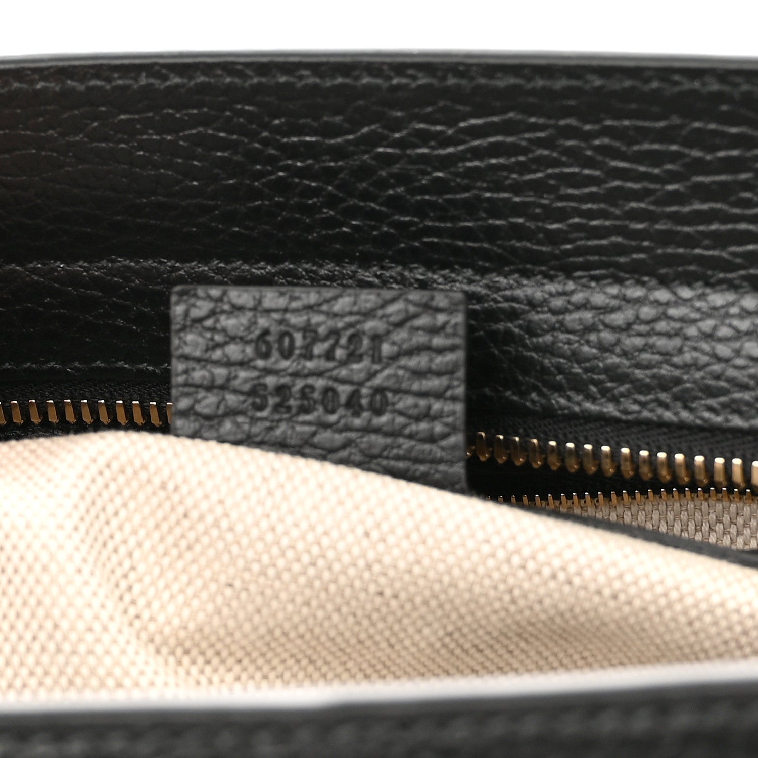 Gucci Dollar Calfskin Large Soho Top Handle Satchel Black 7 of 10