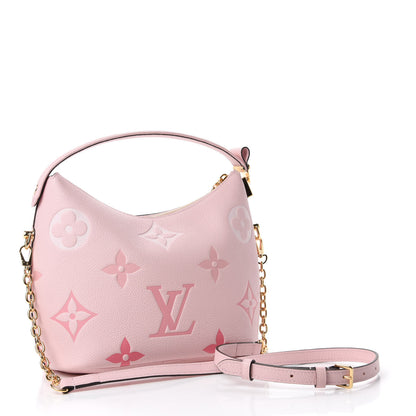 Louis Vuitton Empreinte Monogram Giant By The Pool Marshmallow Hobo PM Bouton De Rose 3 of 10