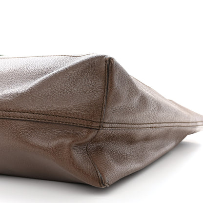 Gucci GG Supreme Monogram Web Ophidia Tote Brown 10 of 11