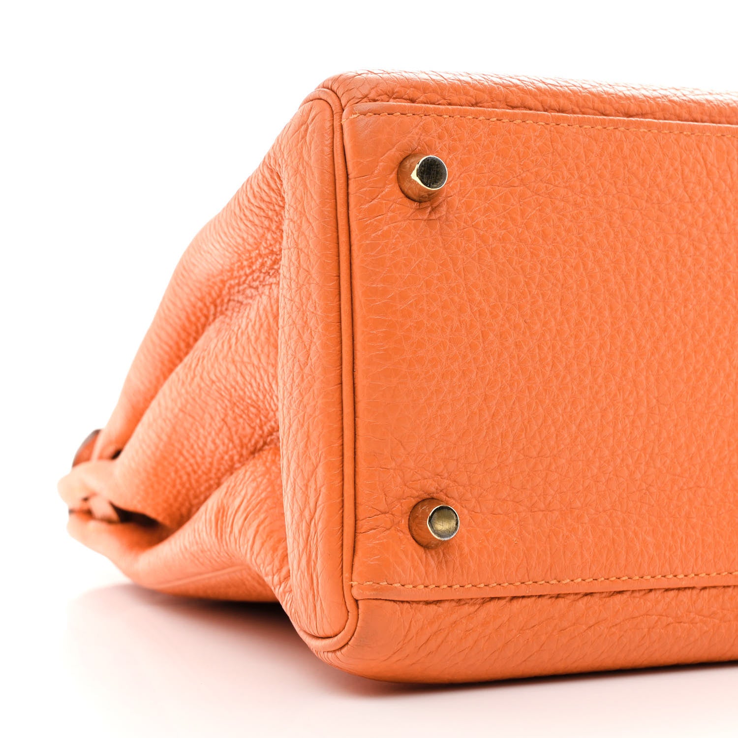 Hermes Togo Kelly Retourne 35 Orange 16 of 21