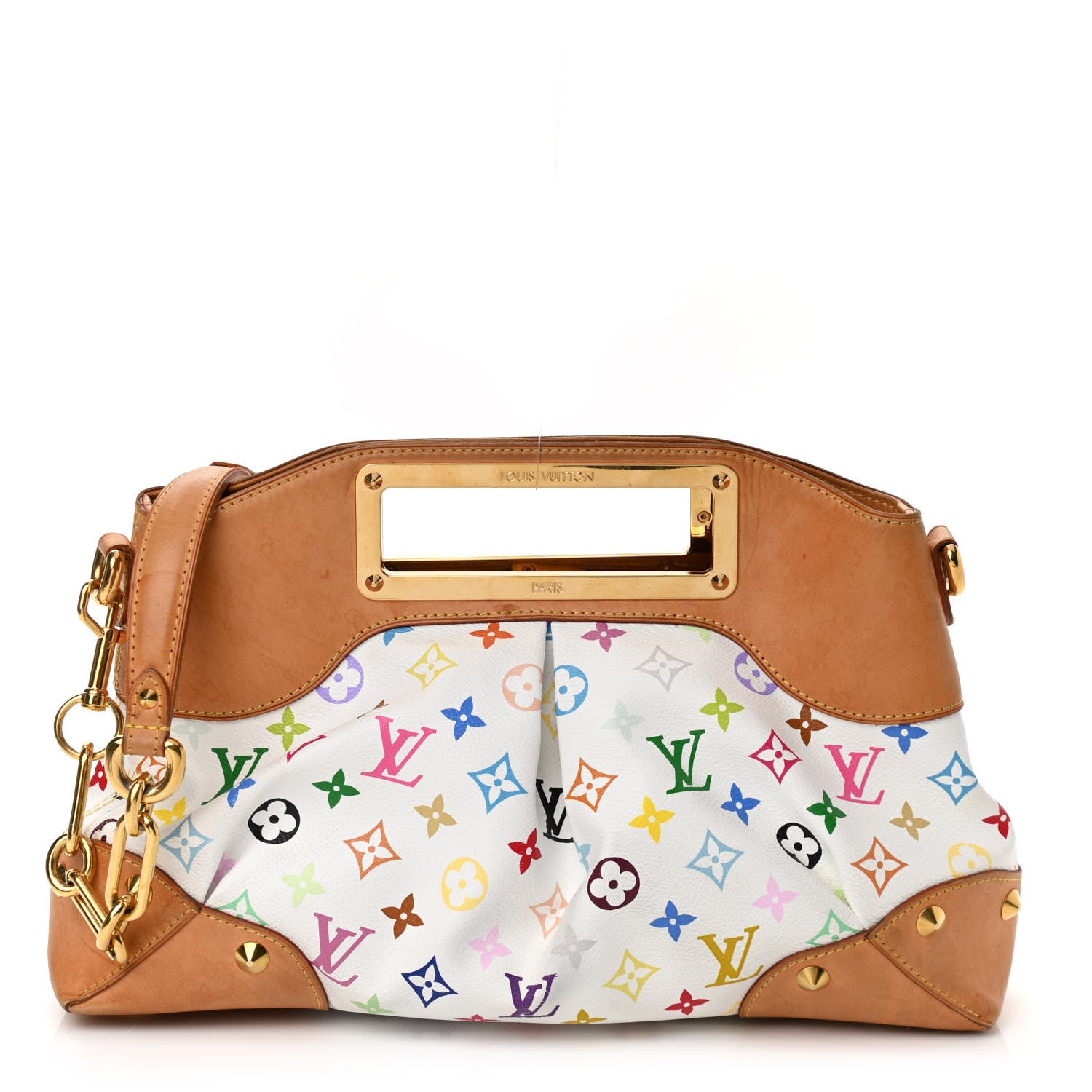 Louis Vuitton Monogram Multicolor Judy GM White 1 of 15