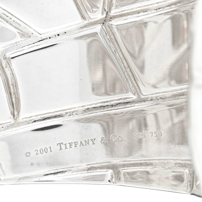 Tiffany Sterling Silver 18K Rose Gold Spider Web Cuff Bracelet 3 of 3