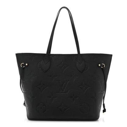 Louis Vuitton Empreinte Monogram Giant Neverfull MM Black 1 of 10