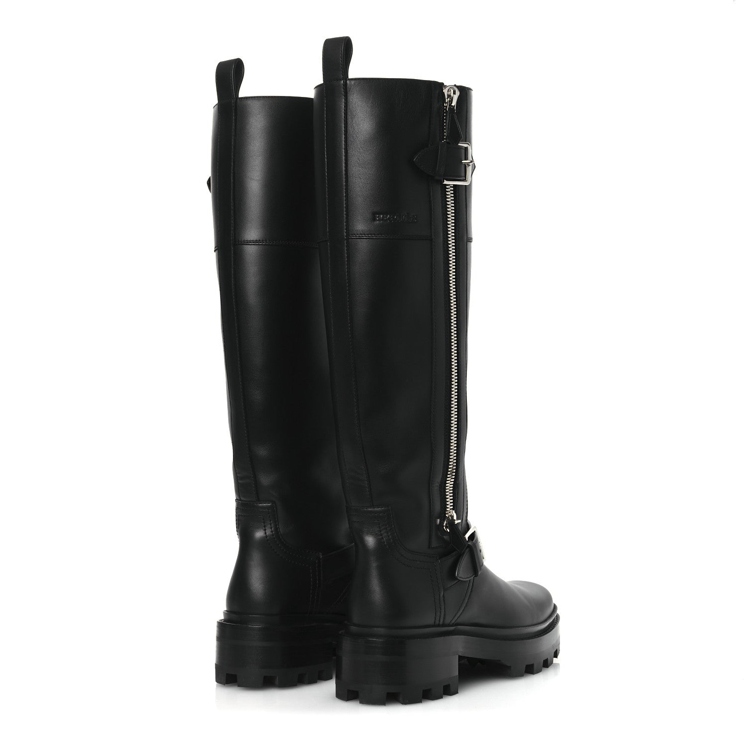 Hermes Calfskin Jaime Boots 39 Black 5 of 11