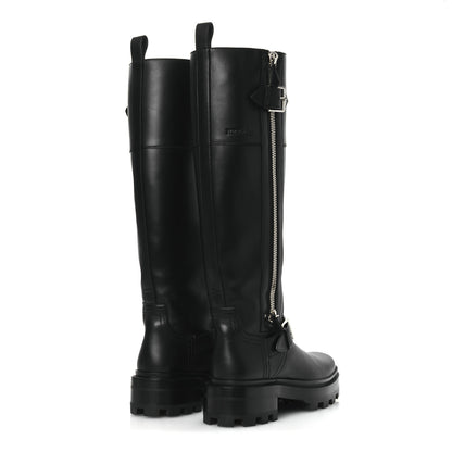 Hermes Calfskin Jaime Boots 39 Black 5 of 11
