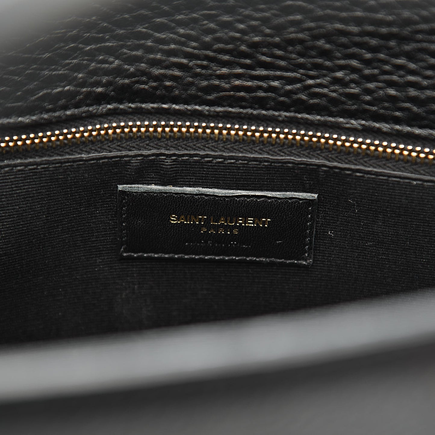 Grained Calfskin Small Sac De Jour Black