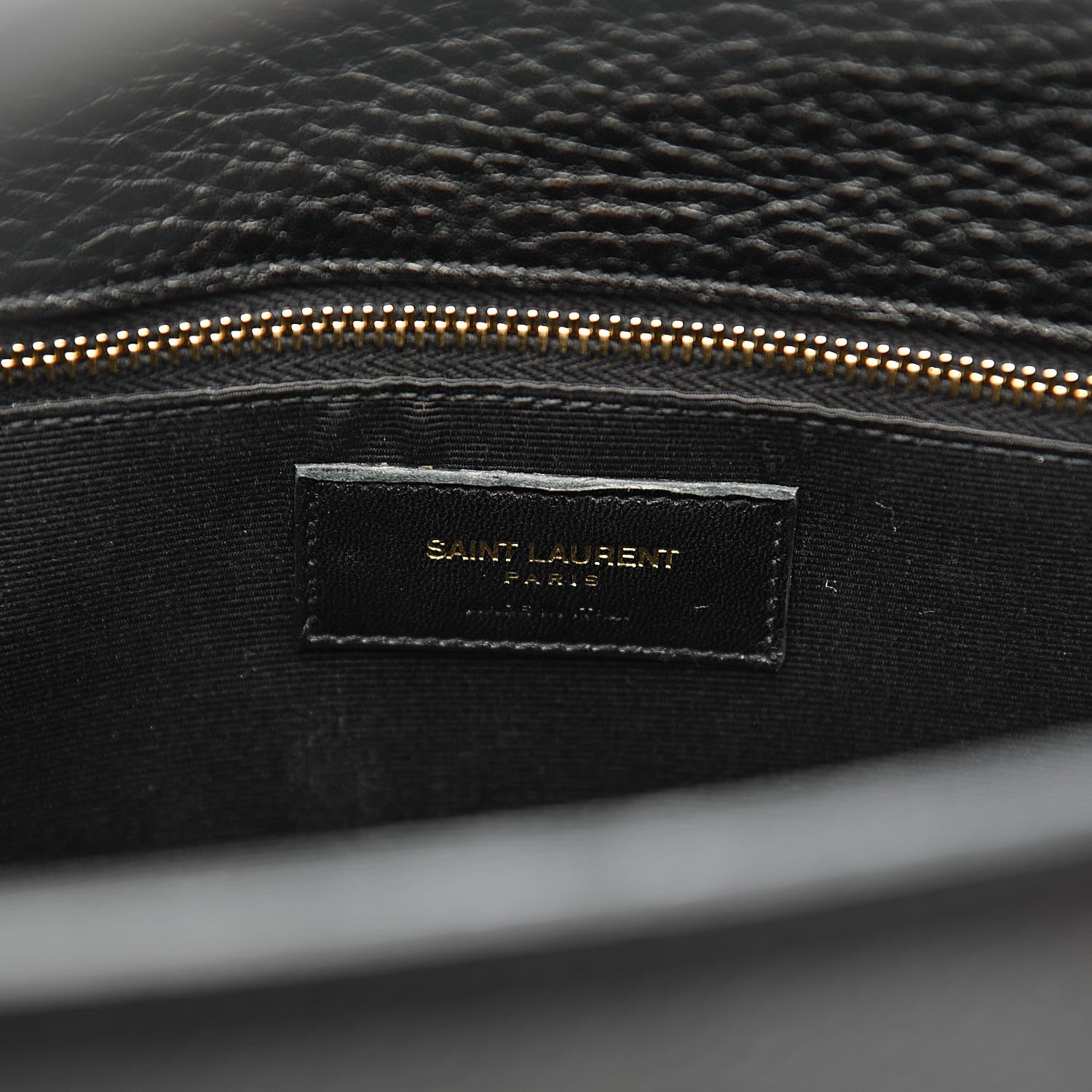 Saint Laurent Grained Calfskin Small Sac De Jour Black 6 of 9