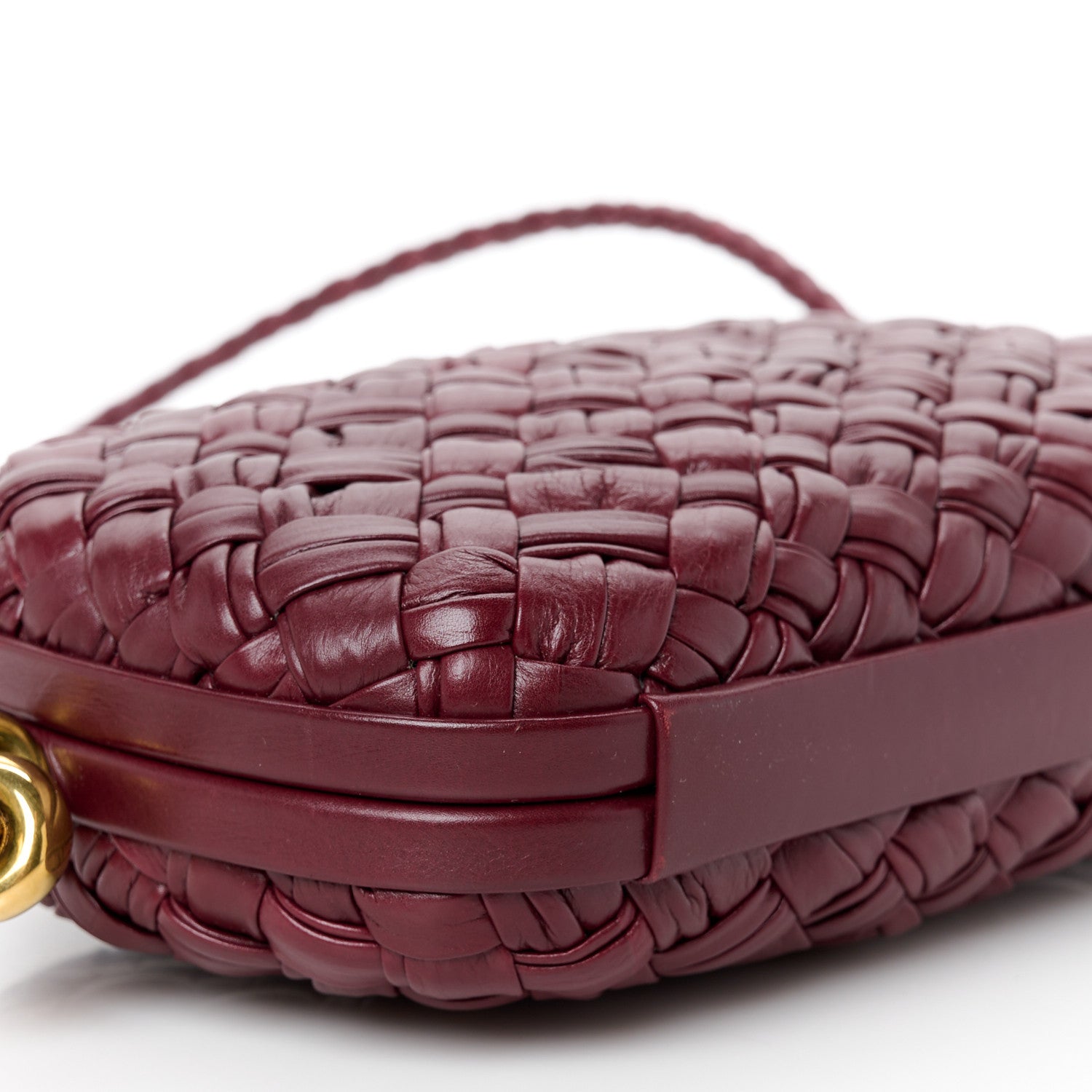 Bottega Veneta Foulard Intrecciato Intrecciato Knot On Strap Barolo 8 of 9