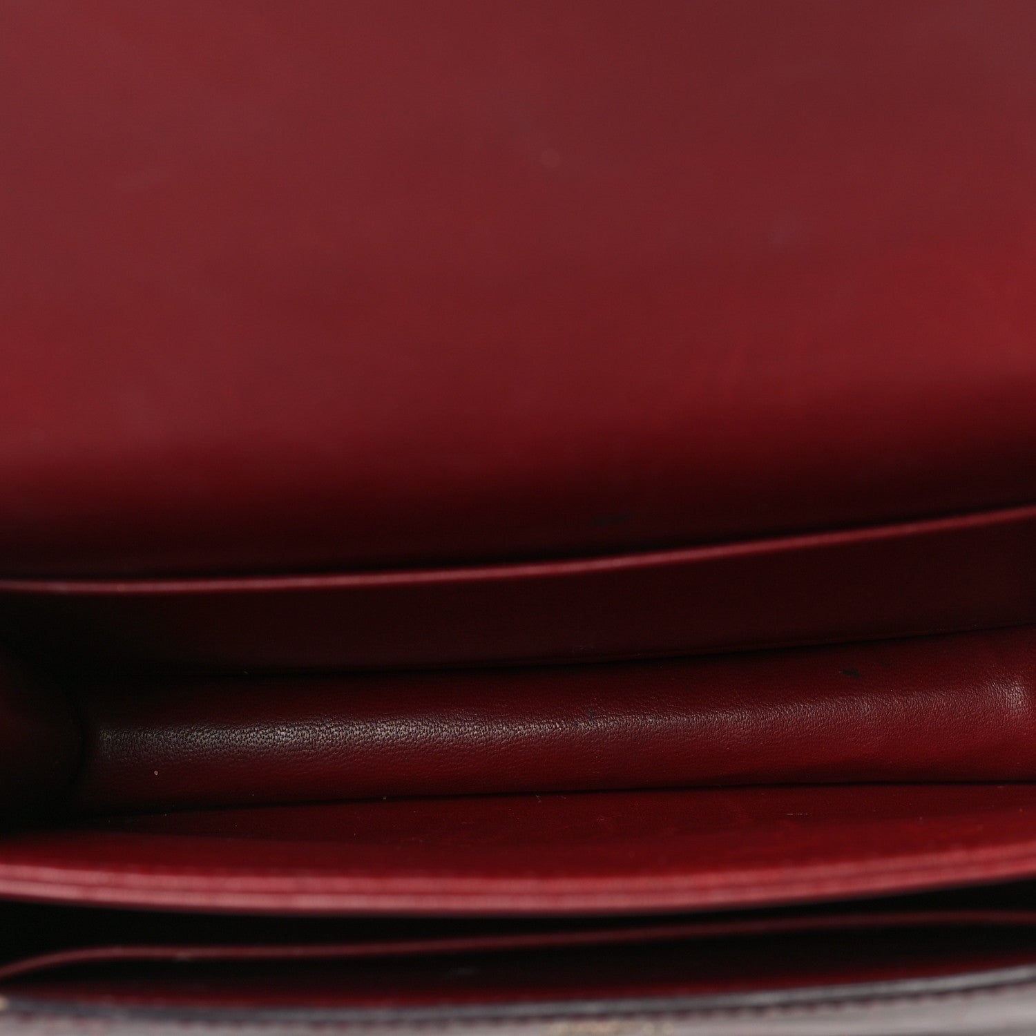 Hermes Shiny Alligator Lizard Marquette Constance 18 Bourgogne Rouge Moyen 5 of 9