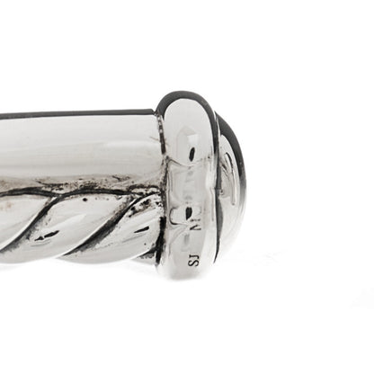 David Yurman Sterling Silver Diamond Petite X Center Station Bracelet 3 of 4