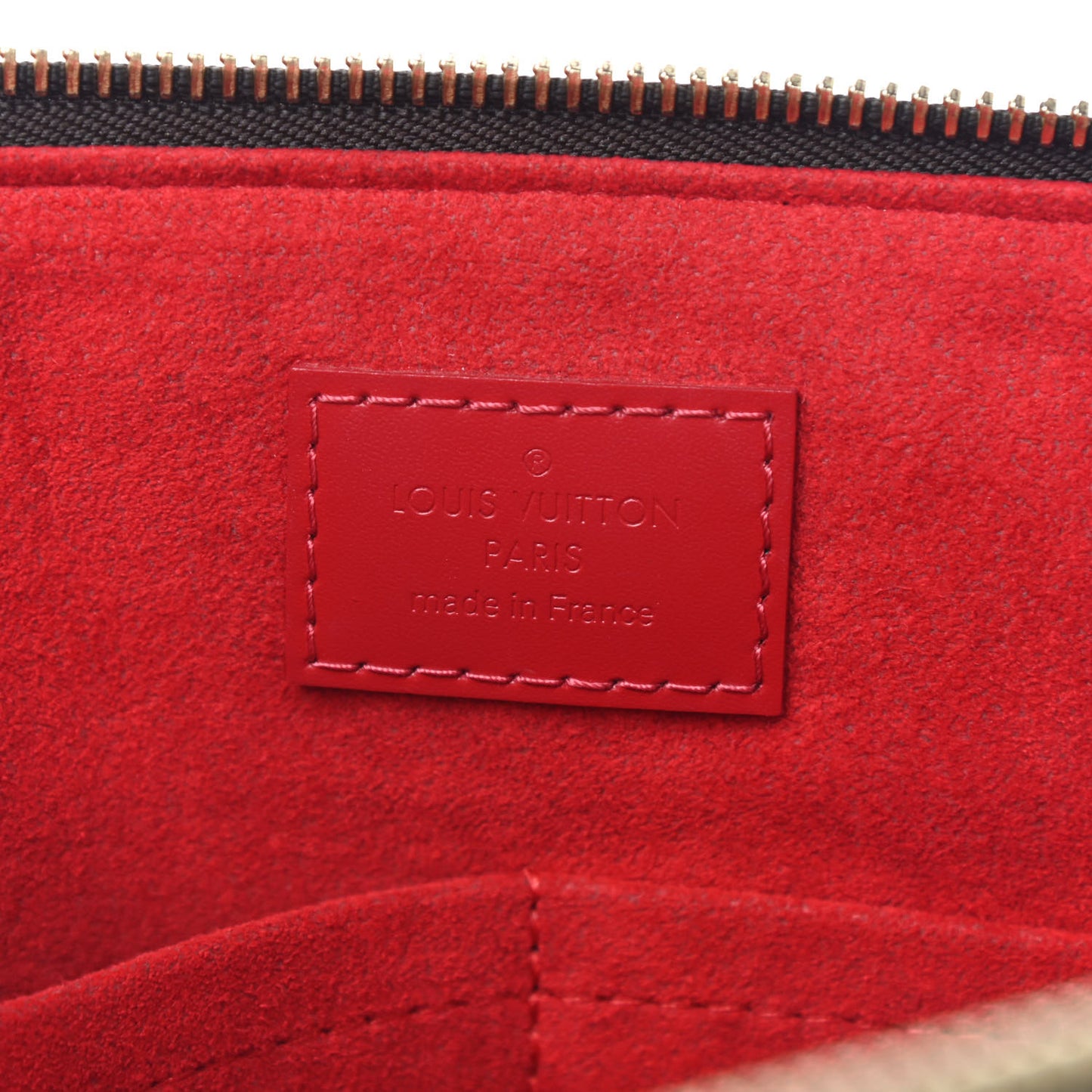 Damier Ebene Caissa Tote PM Cherry