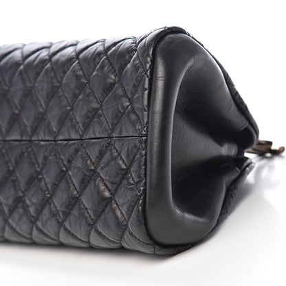 Chanel Aged Calfskin Medium Just Mademoiselle Black 9 of 10