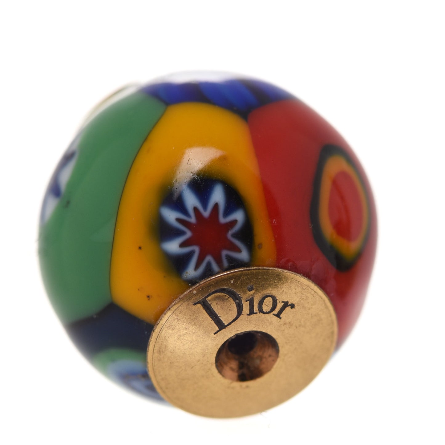 Printed Mise En Dior Tribal Earrings Multicolor