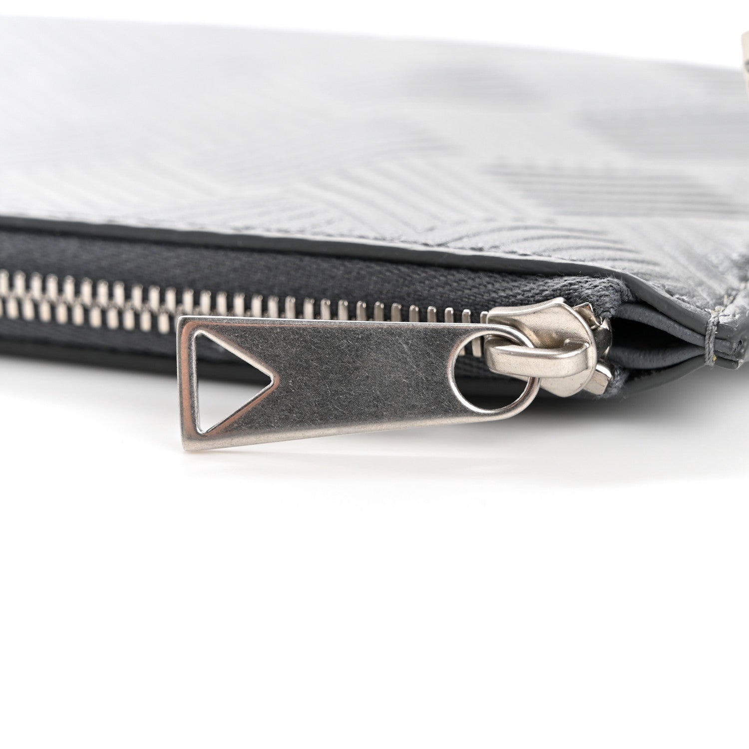 Bottega Veneta Debossed Calfskin Mens Bill Pouch Thunder 8 of 8