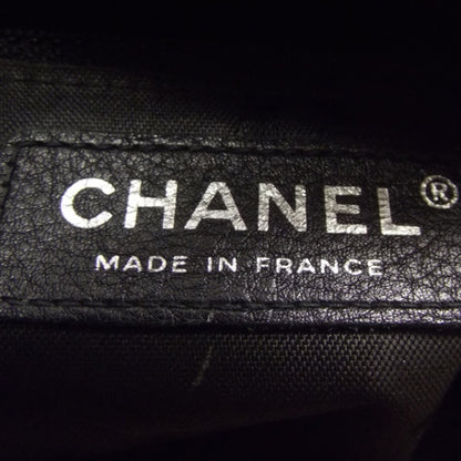 Chanel Calfskin Quilted Large Cambon Bowler Beige Black 8 of 11